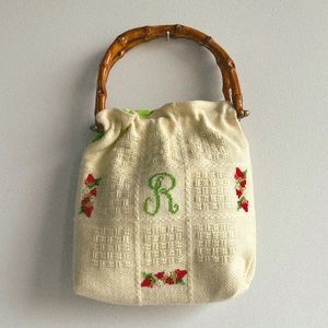 SOLD | 70s Strawberry R Monogram Vintage Bag